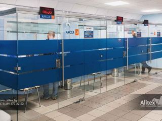 Купить стеклянные перегородки для дома в Минске